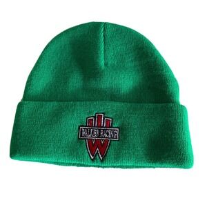 Team Australia Walker Racing Green Knit Beanie Hat Embroidered Logo Winter Warmt